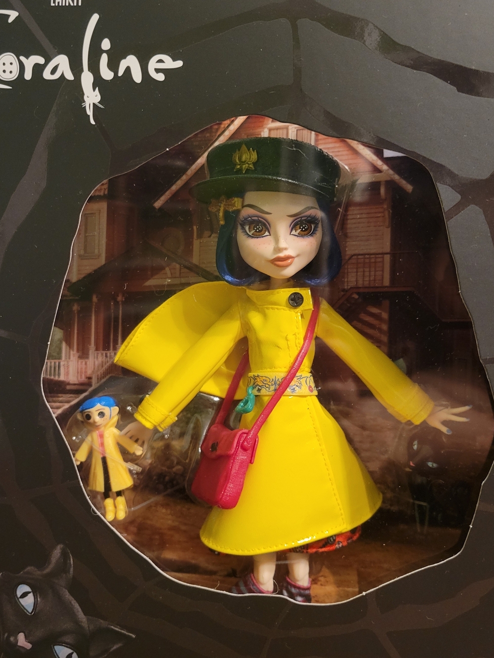 Mattel Yellow Raincoat Fashion Doll with Pink Crossbody Bag
